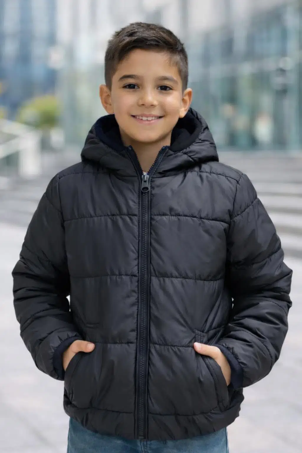 çocuk mont - Siyah
