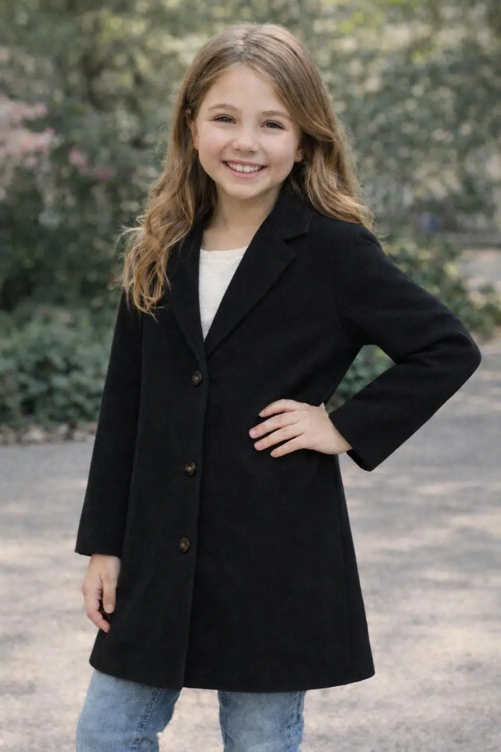 çocuk kaban - Siyah