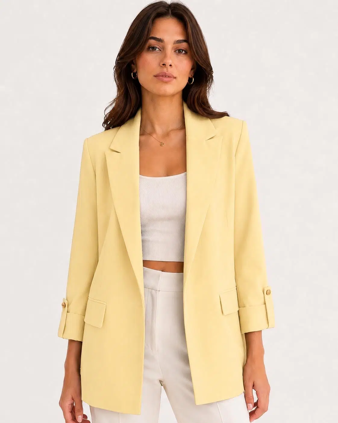 Kadın Blazer Ceket - Sarı