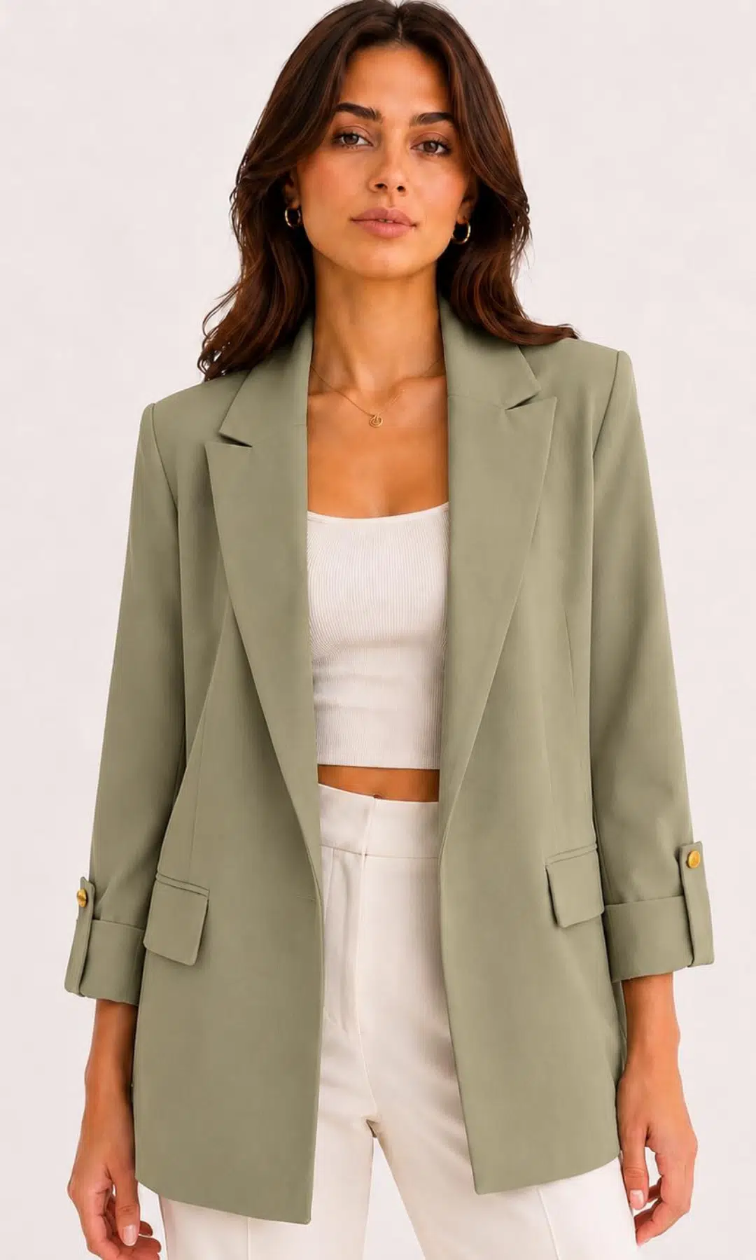 Kadın Blazer Ceket - Haki
