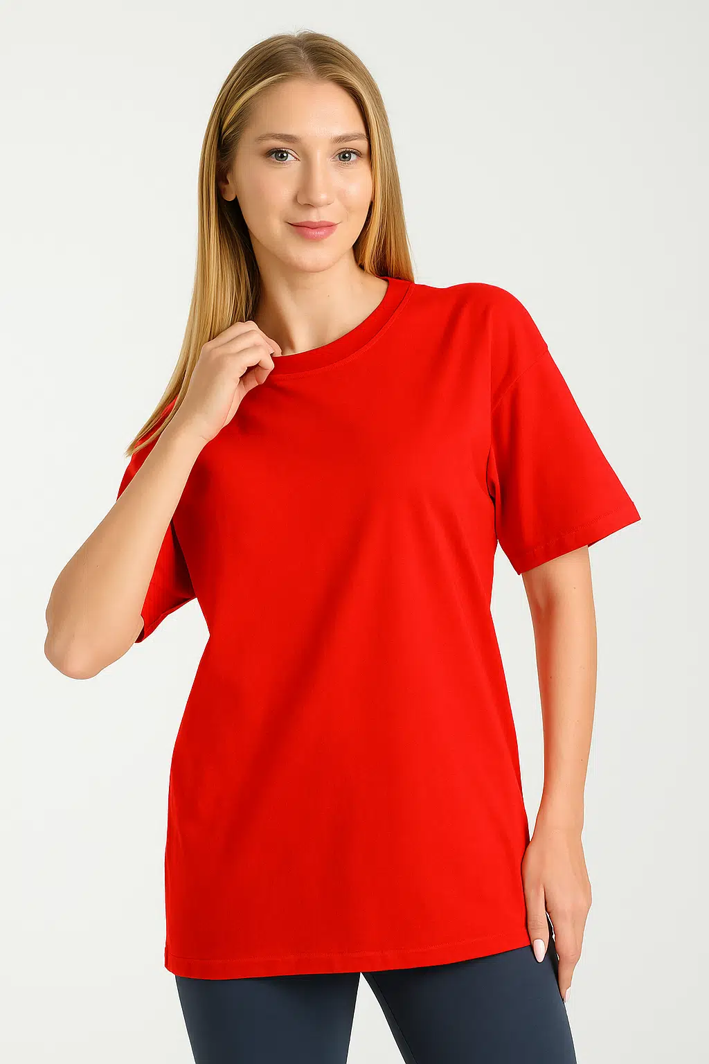 Kırmızı Basic T-shirt