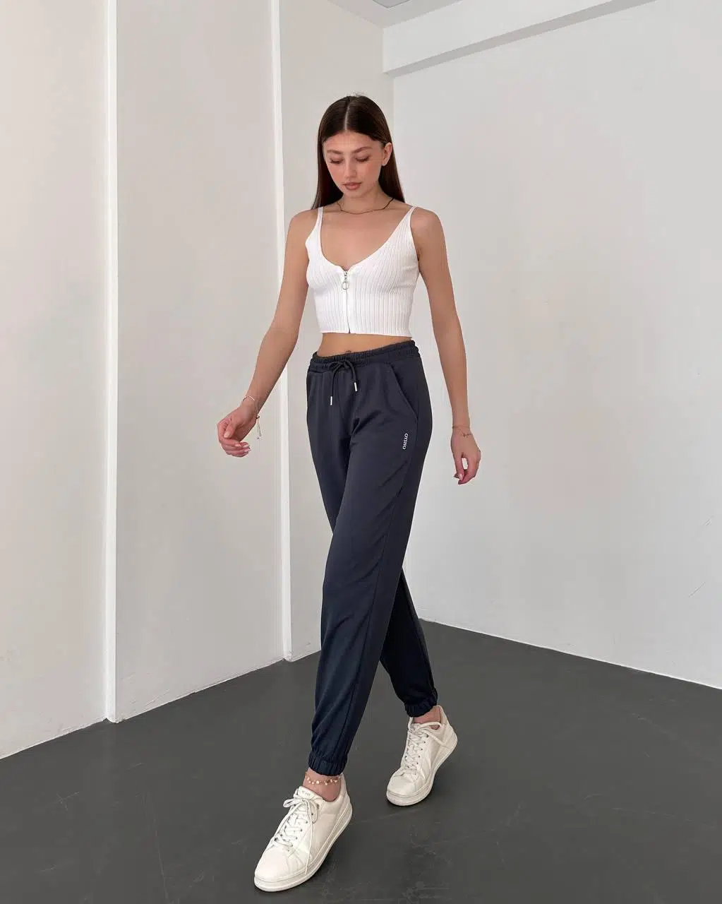 Lacivert Lastikli Oysho Eşofman