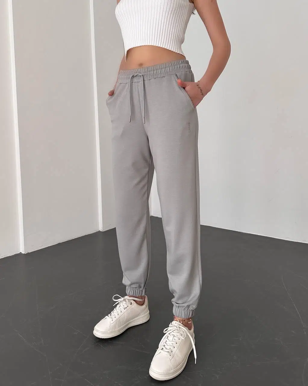 Gri Lastikli Oysho Eşofman