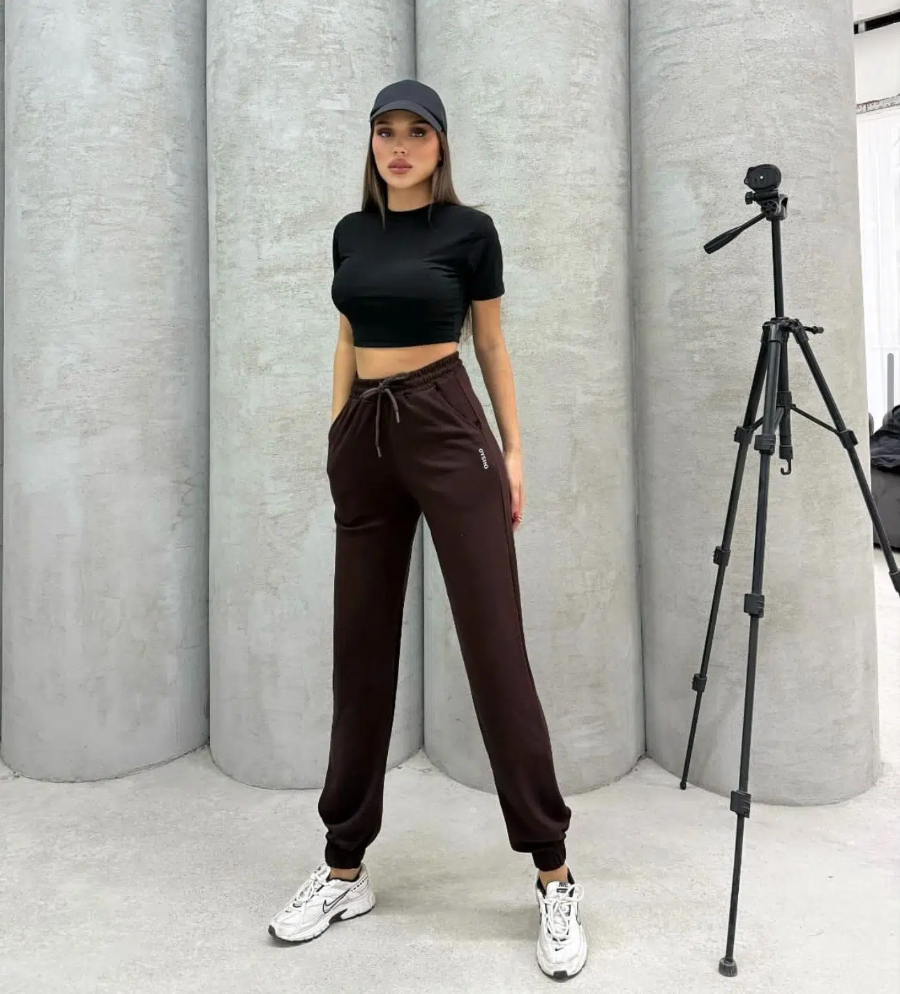 Kahverengi Lastikli Oysho Eşofman