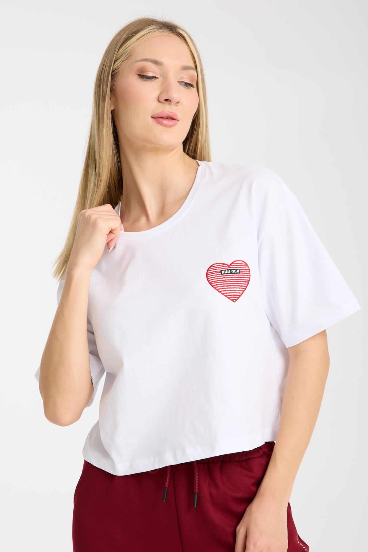 Miu Miu Beyaz T-shirt