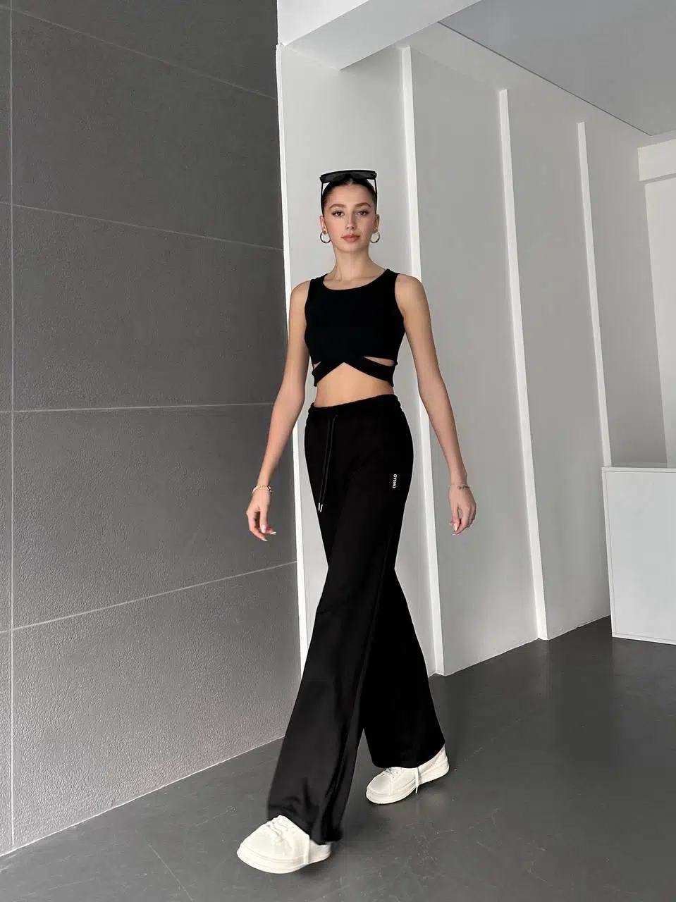 Siyah Palazzo Oysho Eşofman