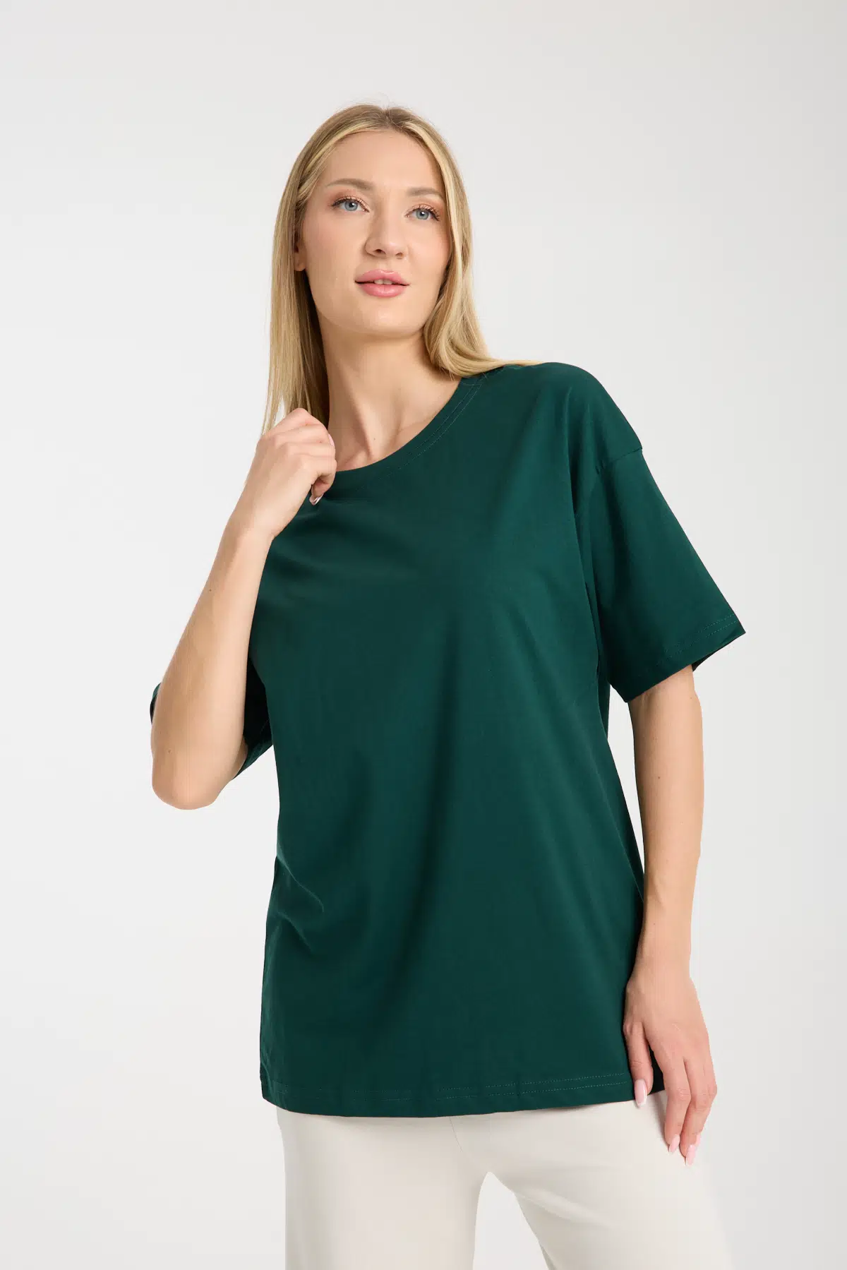 Yeşil Basic T-shirt